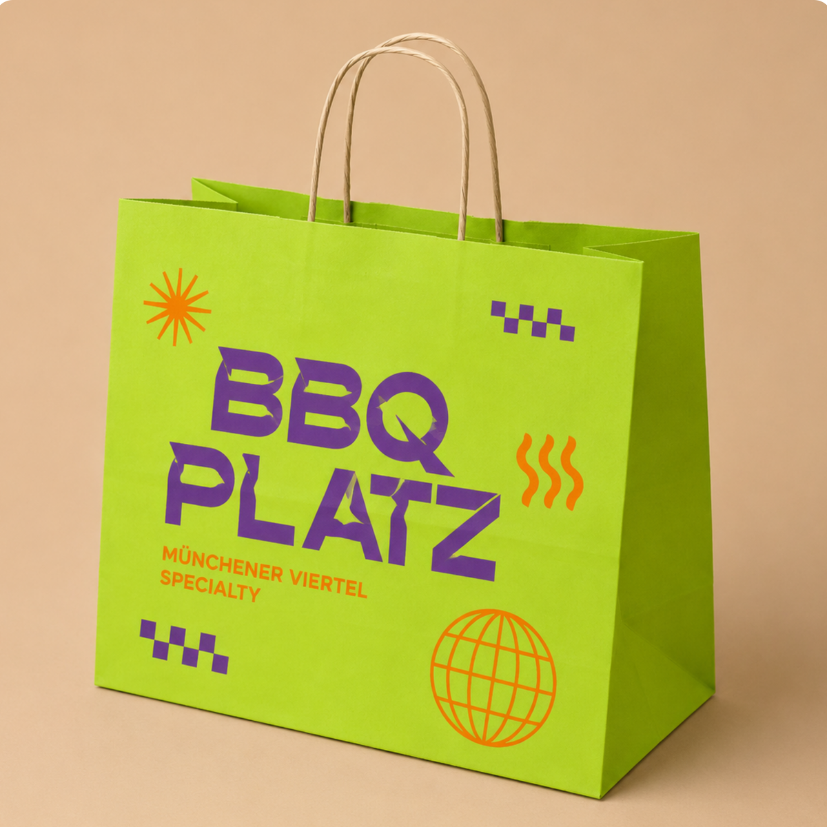 Personalisierte und individuelle Papiertragetaschen mit unbegrenztem All-over-Druck