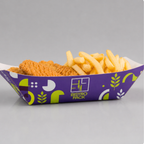 Personalisierte und individuelle Food-Trays mit unbegrenztem Allover-Druck