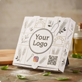 Personalisierte und individuell bedruckte Pizzakartons mit einfachem Druck in 1-3 Farben