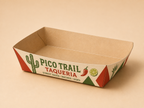 Personalisierte und individuelle Food-Trays mit unbegrenztem Allover-Druck