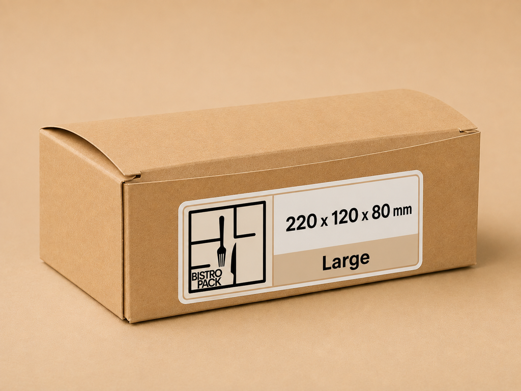 Standardmäßige unbedruckte Take-away-Boxen (für Mahlzeiten) mit Klappdeckel