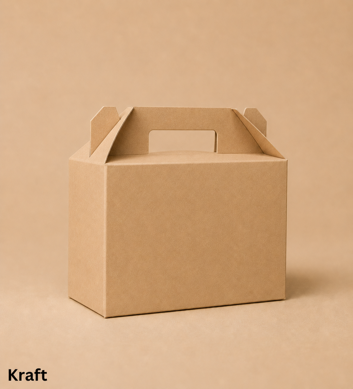 Standard-Warmhaltetasche / Kuchenschachtel mit Henkeln, unbedruckt, ohne Name / ohne Design