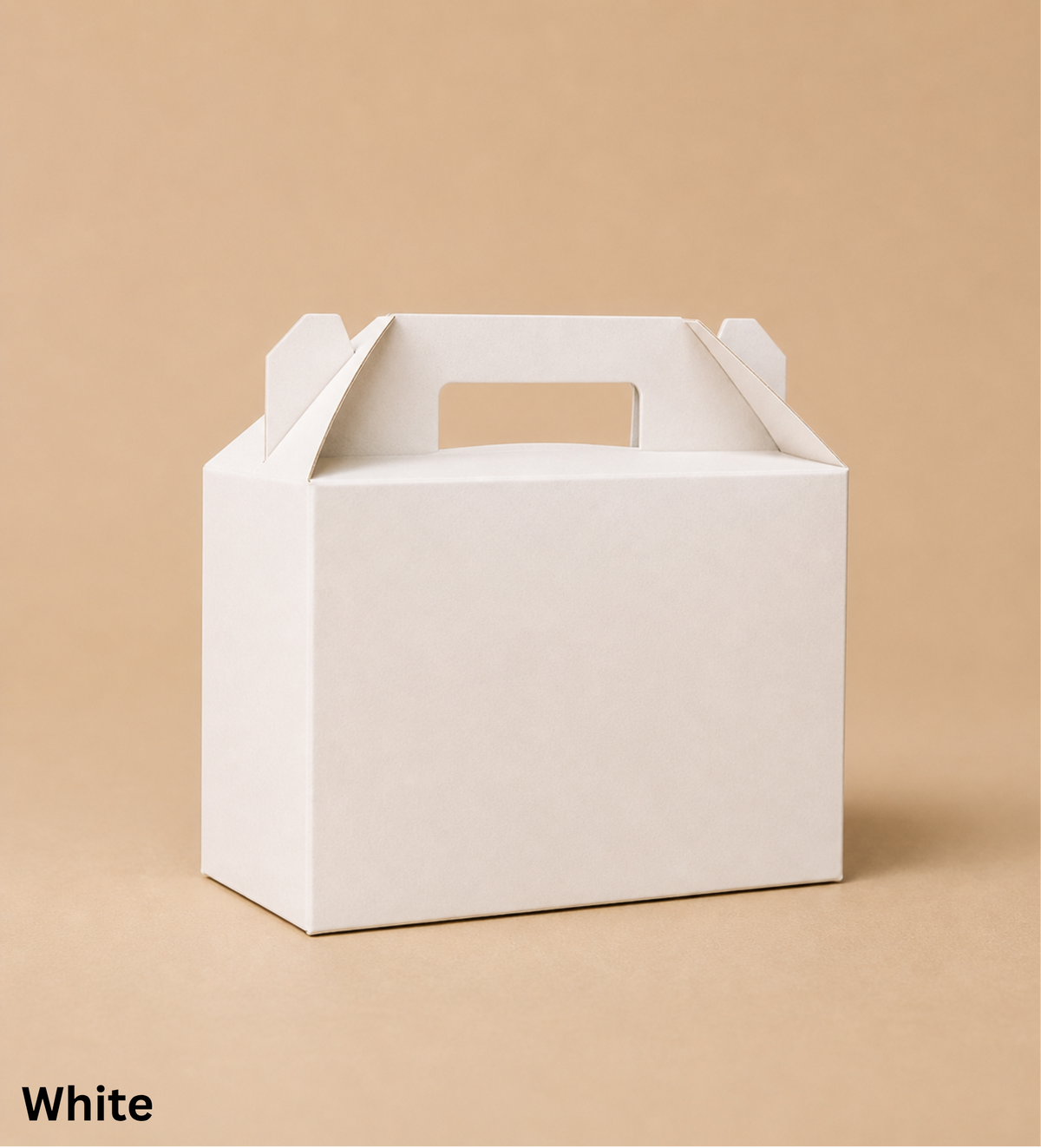 Standard-Warmhaltetasche / Kuchenschachtel mit Henkeln, unbedruckt, ohne Name / ohne Design