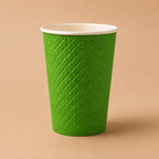 Standard Waffelbecher mit Rippenstruktur und Farbauswahl