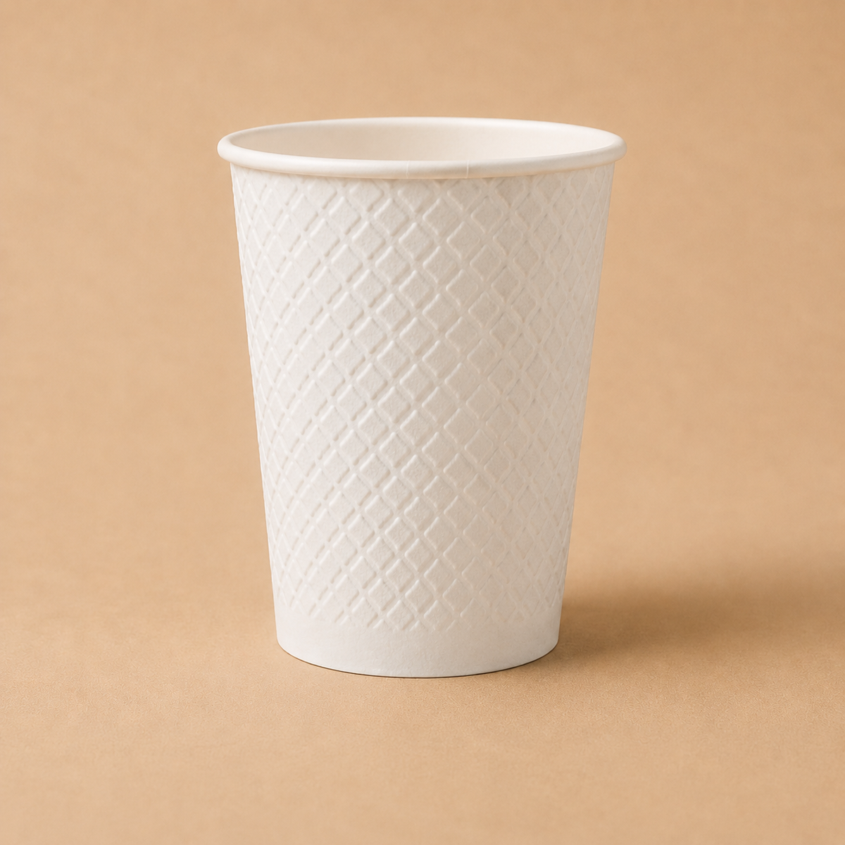 Standard Waffelbecher mit Rippenstruktur und Farbauswahl