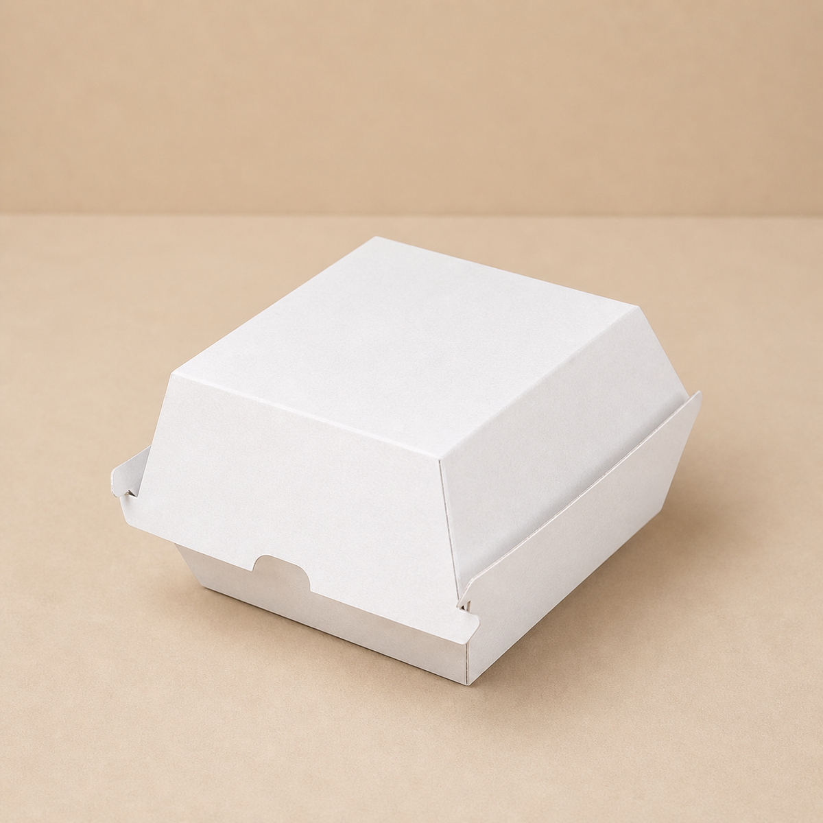 Standard Classic-Burger-Boxen (Clamshell), unbedruckt