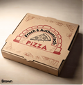 Standard-Pizzakartons mit festem Druckbild (vordefiniertes Design)