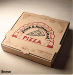 Standard-Pizzakartons mit festem Druckbild (vordefiniertes Design)