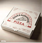 Standard-Pizzakartons mit festem Druckbild (vordefiniertes Design)
