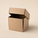 Standard faltbare, unbedruckte Burger-Boxen aus Kraftkarton (Hardbox)