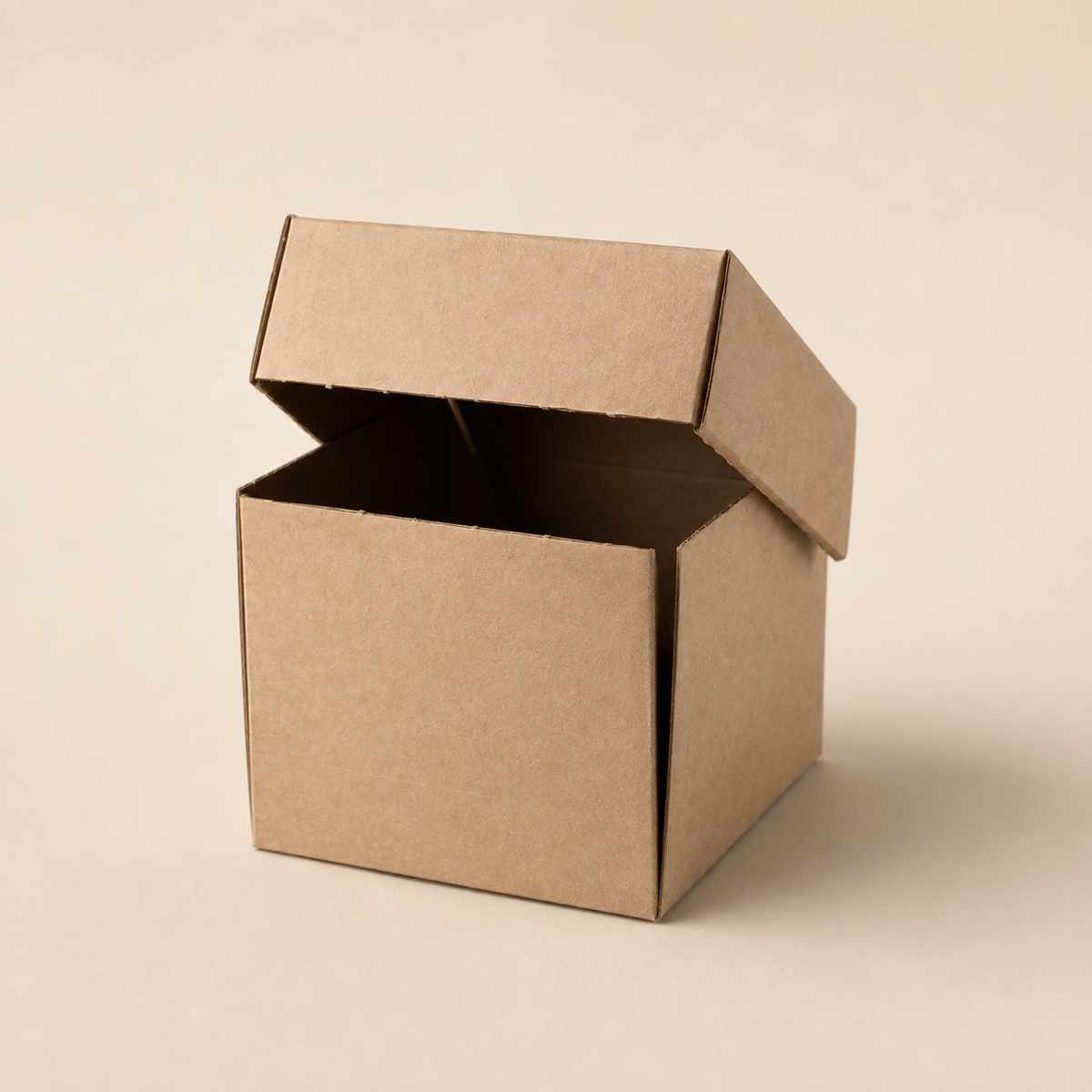 Standard faltbare, unbedruckte Burger-Boxen aus Kraftkarton (Hardbox)