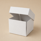 Standard faltbare, unbedruckte Burger-Boxen aus Kraftkarton (Hardbox)