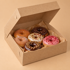 Standard Donut- & Kuchenschachteln ohne Druck, ohne Name / ohne Design