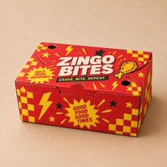 Personalisierte und individuelle Chicken-Boxen mit unbegrenztem Allover-Druck