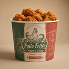 Personalisierte und individuell gestaltbare Chicken-Buckets, vollflächiger Druck ohne Limit