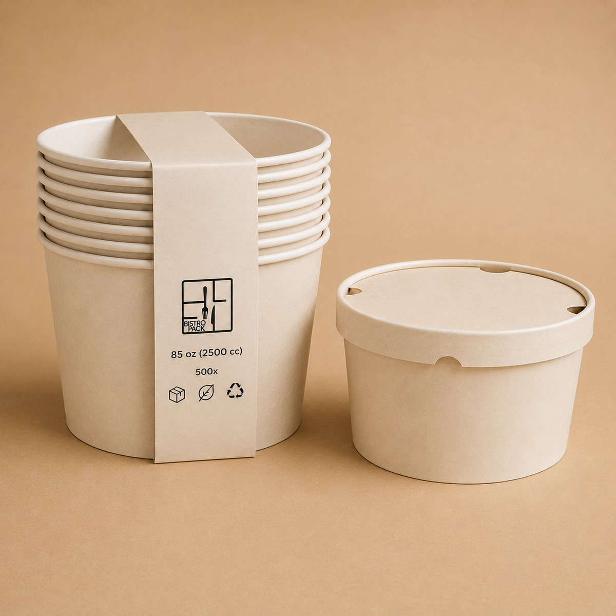 Standard Chicken-Buckets, unbedruckt, ohne Namen/Design, mit oder ohne Deckel