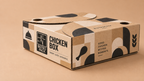 Personalisierte und individuelle Chicken-Boxen mit unbegrenztem Allover-Druck