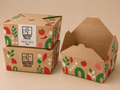 BistroPack Eco-Kraft Takeaway-Boxen für warme Speisen