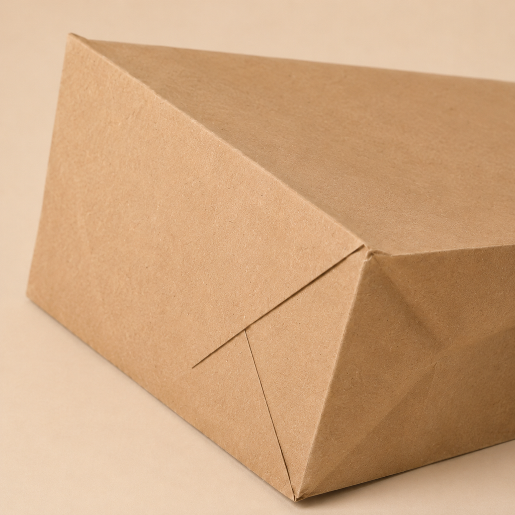 Standard unbedruckte Blockbodenbeutel ohne Henkel, ohne Name/ohne Design