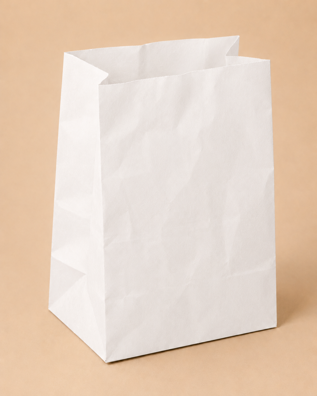 Standard unbedruckte Blockbodenbeutel ohne Henkel, ohne Name/ohne Design