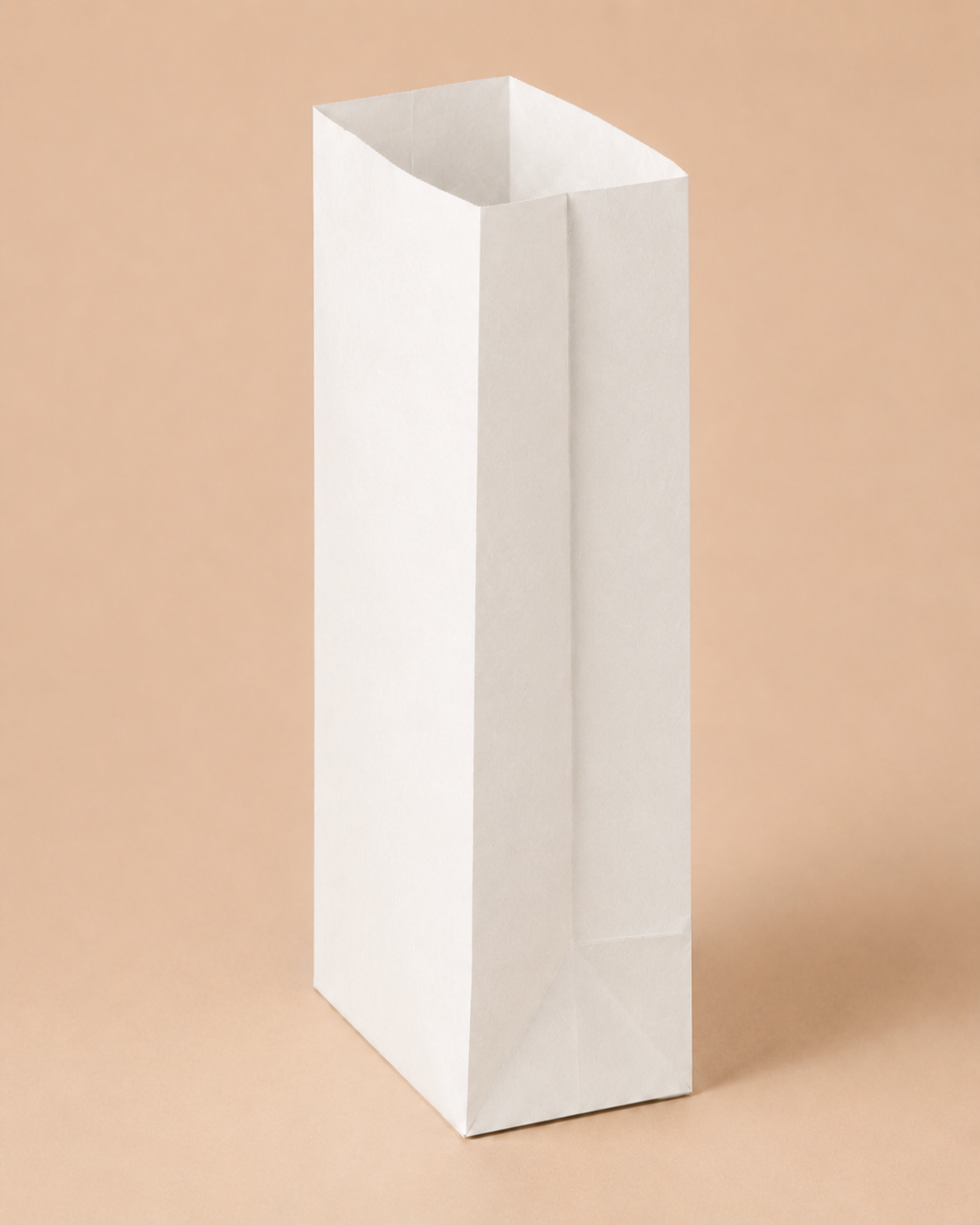 Standard unbedruckte Blockbodenbeutel ohne Henkel, ohne Name/ohne Design