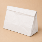 Standard unbedruckte Blockbodenbeutel ohne Henkel, ohne Name/ohne Design