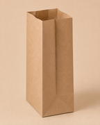 Standard unbedruckte Blockbodenbeutel ohne Henkel, ohne Name/ohne Design