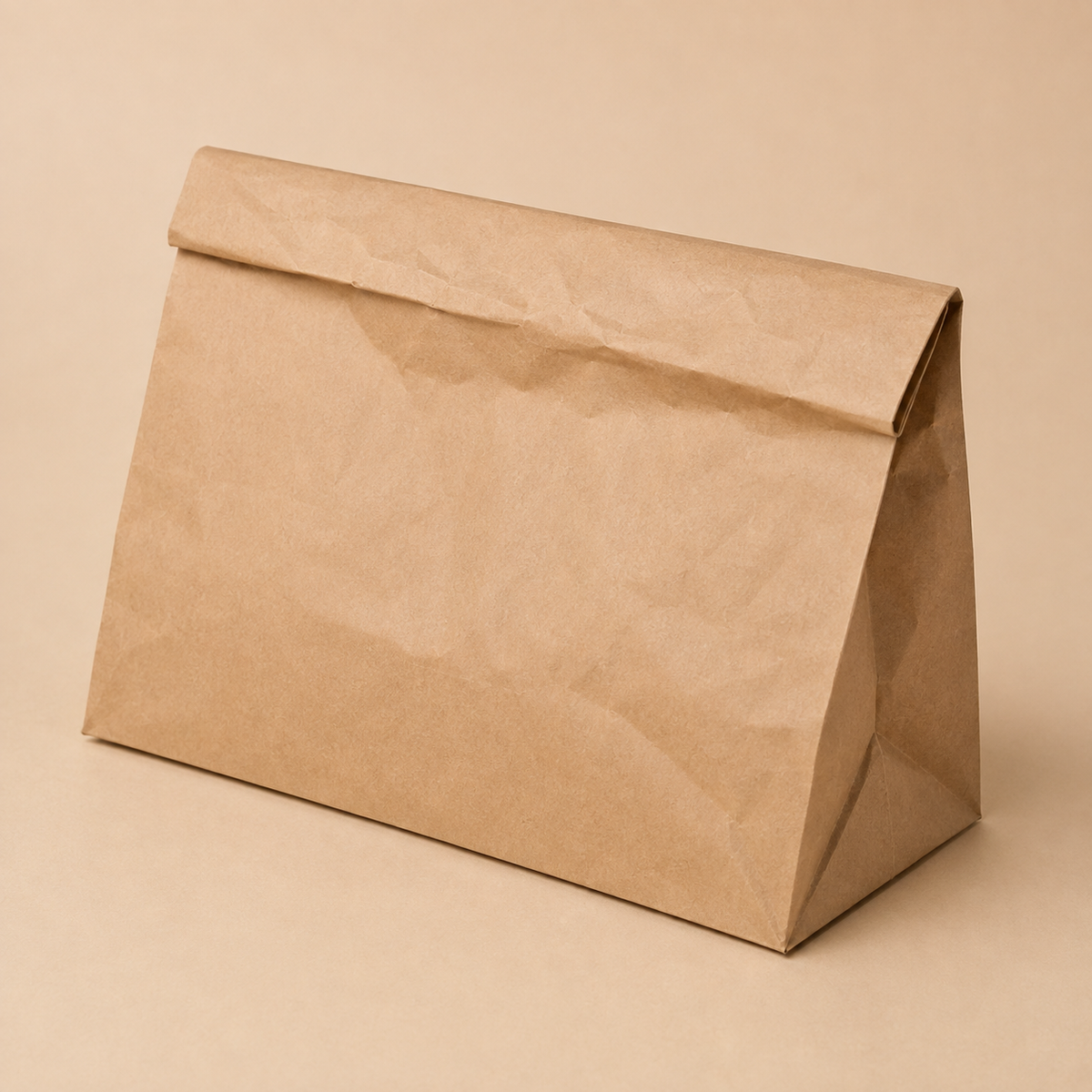 Standard unbedruckte Blockbodenbeutel ohne Henkel, ohne Name/ohne Design