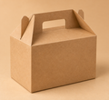 Standard-Warmhaltetasche / Kuchenschachtel mit Henkeln, unbedruckt, ohne Name / ohne Design