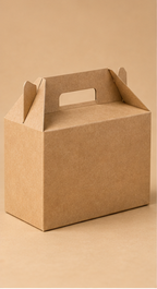 Standard-Warmhaltetasche / Kuchenschachtel mit Henkeln, unbedruckt, ohne Name / ohne Design