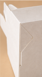 Standard-Warmhaltetasche / Kuchenschachtel mit Henkeln, unbedruckt, ohne Name / ohne Design