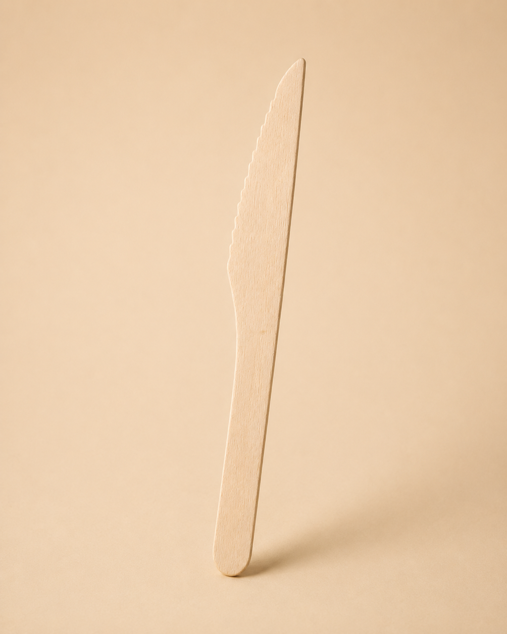 Standard unbedruckte Einwegmesser aus Holz