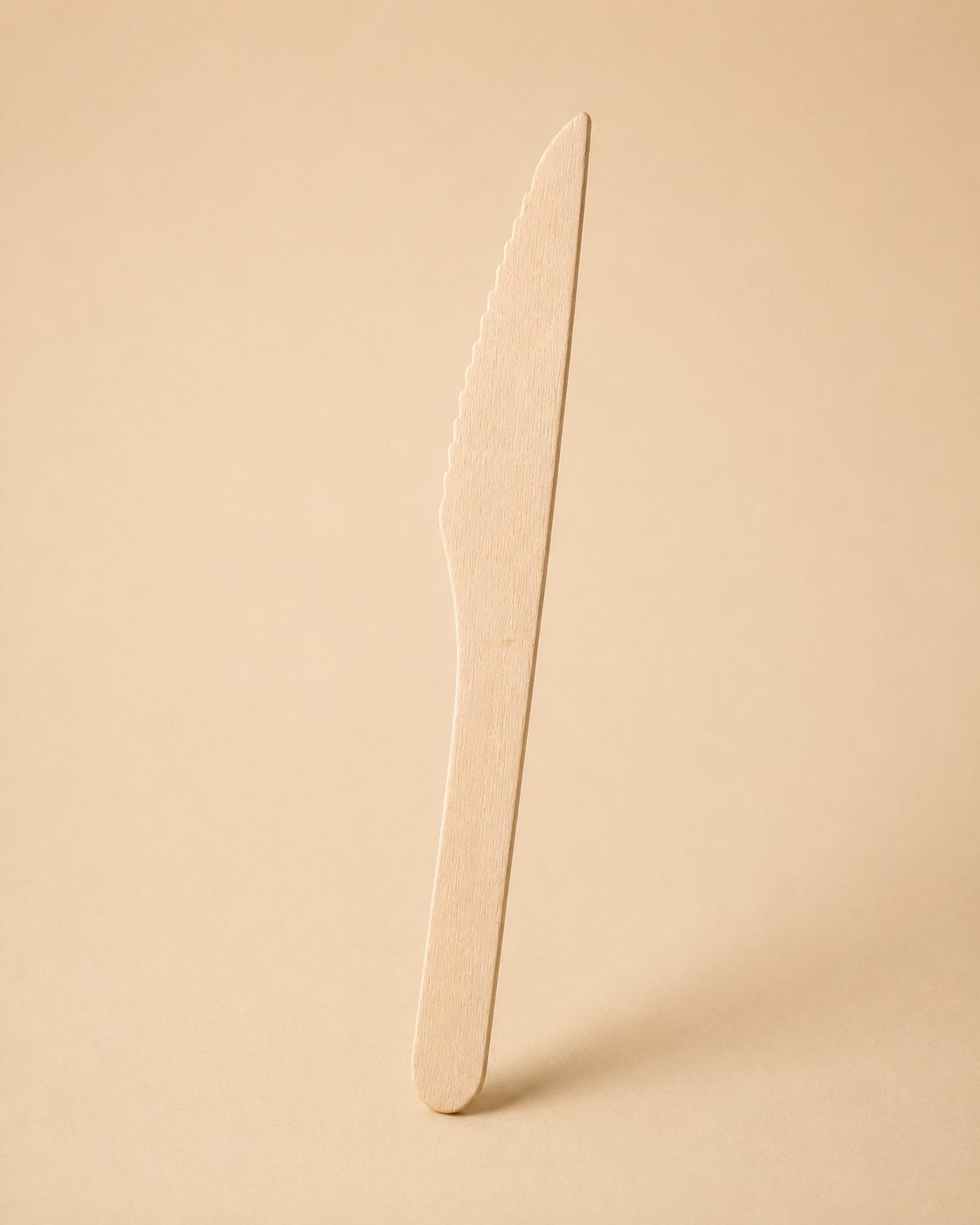 Standard unbedruckte Einwegmesser aus Holz
