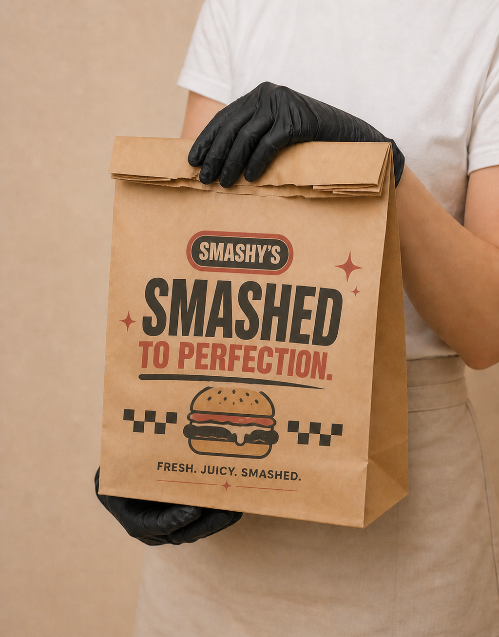 Personalisierte und individuell bedruckte Einschlagpapiere für Burger / Döner / Sandwiches / Backwaren