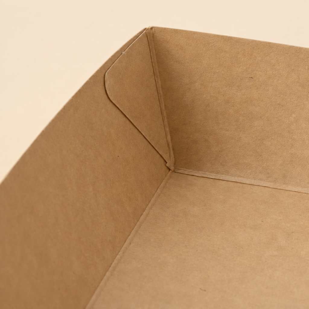 Standard-Lebensmittelschalen aus Karton, unbedruckt