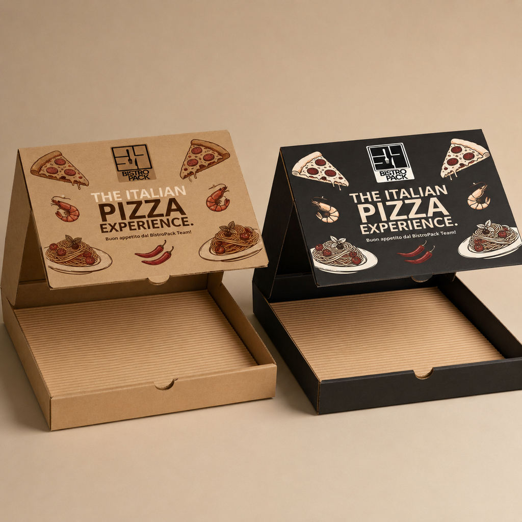 Pizza Secure Pad — Kraft-Einlegekarton