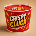 Personalisierte und individuell gestaltbare Chicken-Buckets, vollflächiger Druck ohne Limit