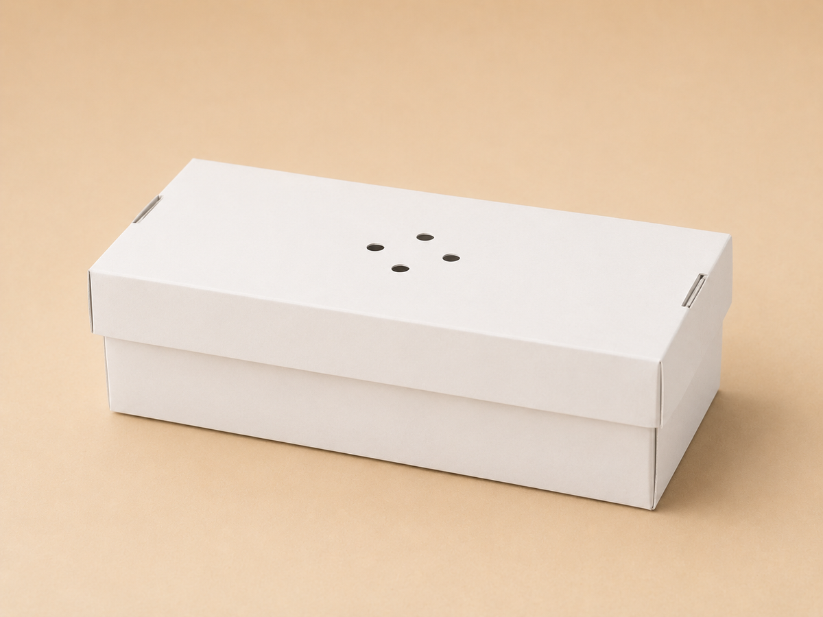 Standard faltbare, unbedruckte Burger-Boxen aus Kraftkarton (Hardbox)