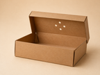 Standard faltbare, unbedruckte Burger-Boxen aus Kraftkarton (Hardbox)