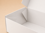 Personalisierte und individuell gestaltete, kubische Burger-Schachteln als stabile Boxen, mit vollflächigem Druck ohne Einschränkungen