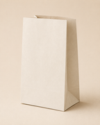 Standardmäßige, unbedruckte Papiertragetaschen zum Mitnehmen, ohne Namen / ohne Design