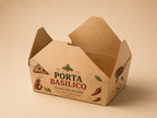BistroPack Eco-Kraft Takeaway-Boxen für warme Speisen