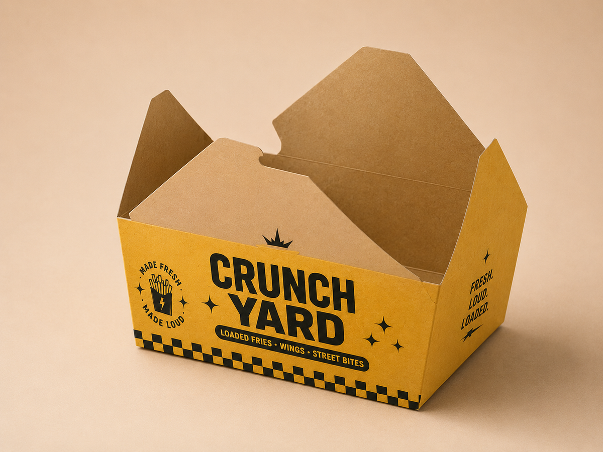 BistroPack Eco-Kraft Takeaway-Boxen für warme Speisen
