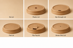 Standard Pappbecher ohne Druck, neutral/ohne Design