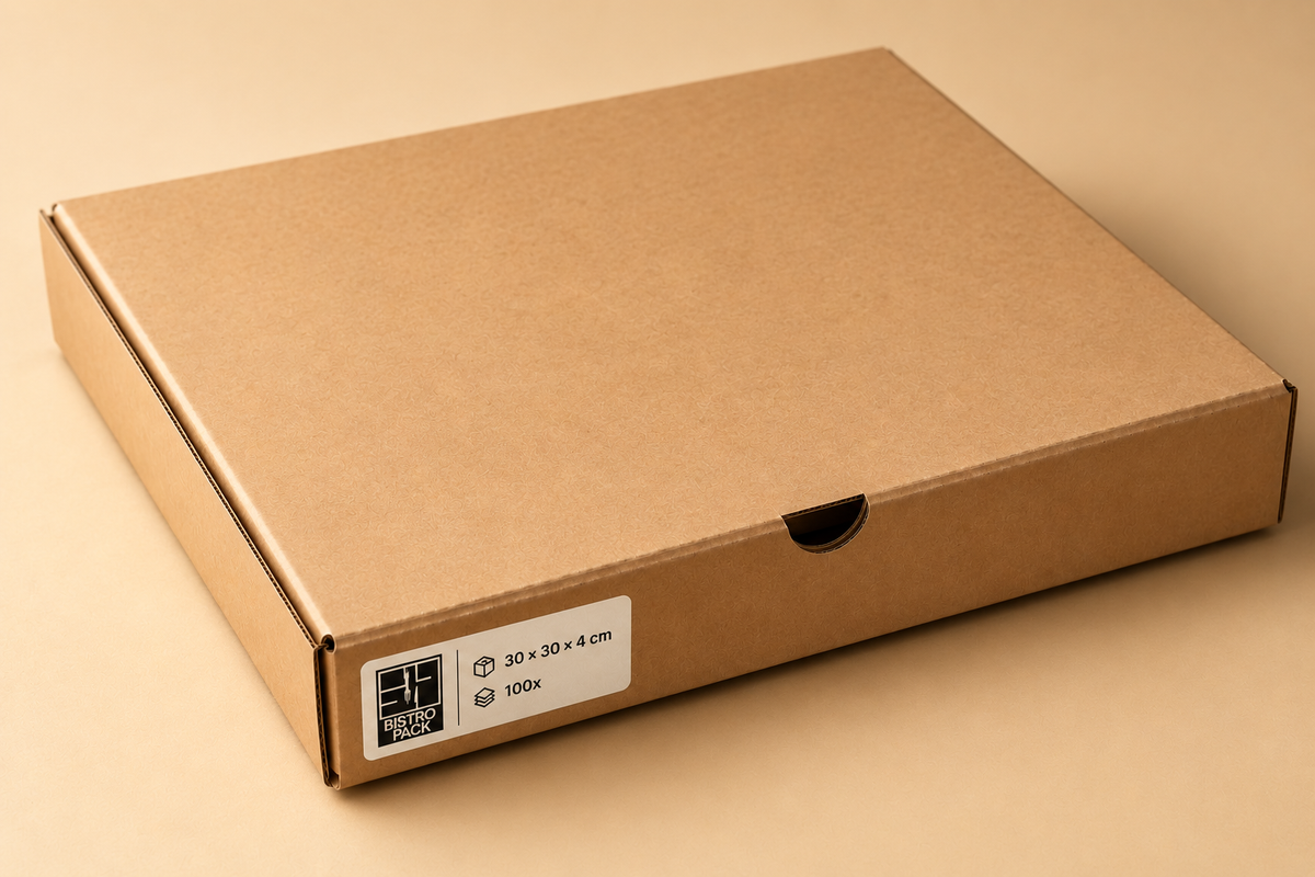 Standard-Pizzakartons, unbedruckt, ohne Namen, ohne Design