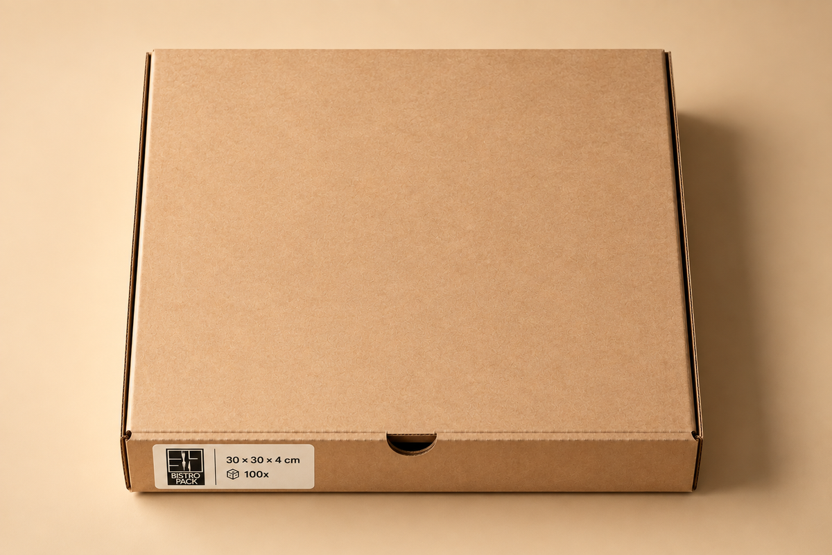 Standard-Pizzakartons, unbedruckt, ohne Namen, ohne Design