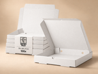 Standard-Pizzakartons, unbedruckt, ohne Namen, ohne Design