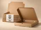 Standard-Pizzakartons, unbedruckt, ohne Namen, ohne Design