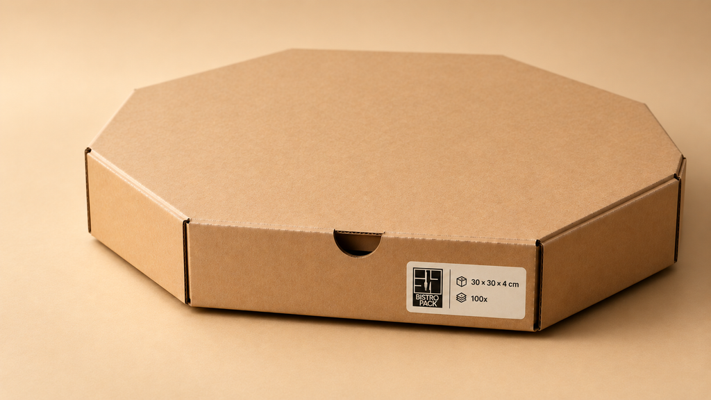 Standard-Pizzakartons, unbedruckt, ohne Namen, ohne Design