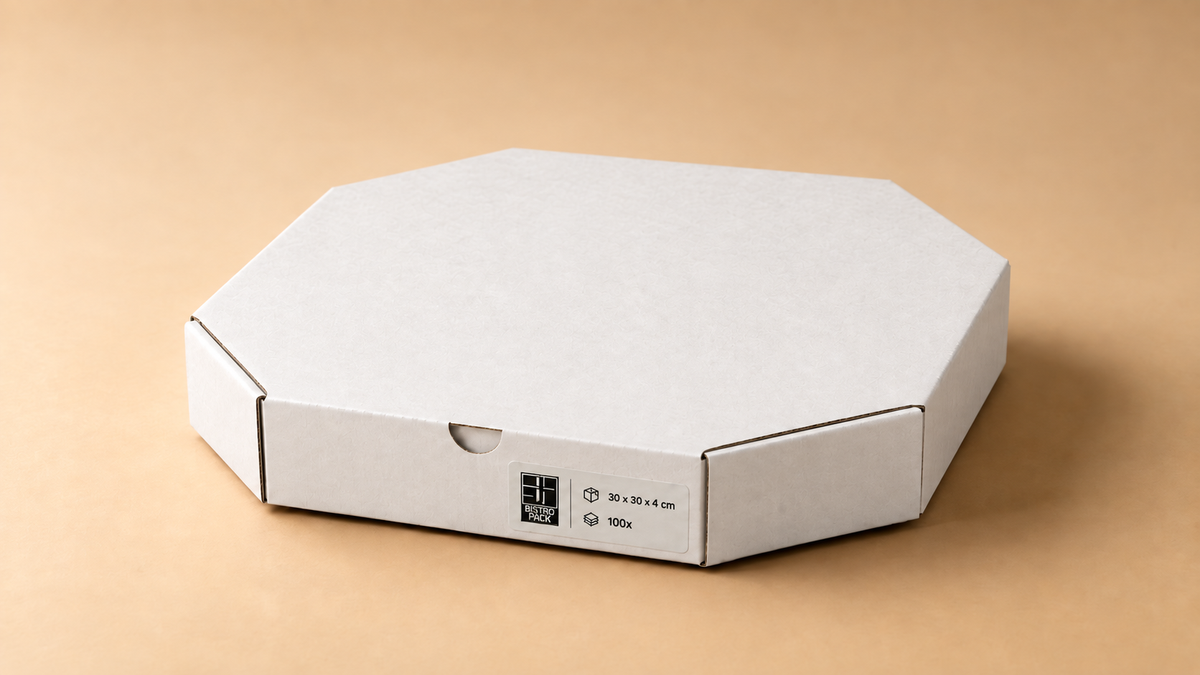 Standard-Pizzakartons, unbedruckt, ohne Namen, ohne Design